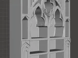 gothic shelf for crystals or momentos-1