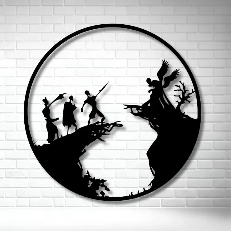 ⚡🪄 Deathly Hallows Wall Art – Magical Printable Design