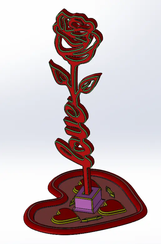 Love Flower with pot