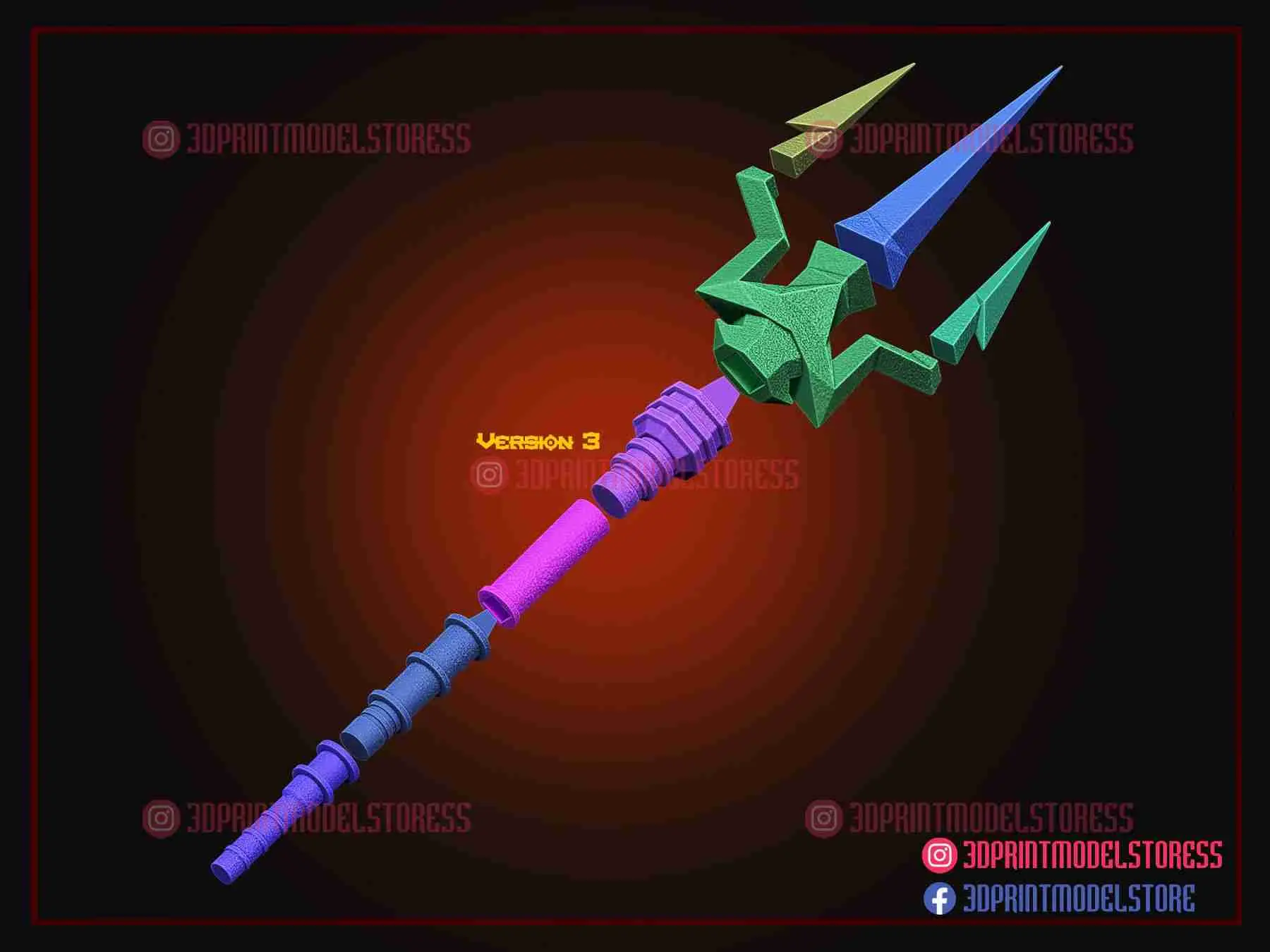 Black Trident - Black Manta Weapons - Aquaman Kingdom