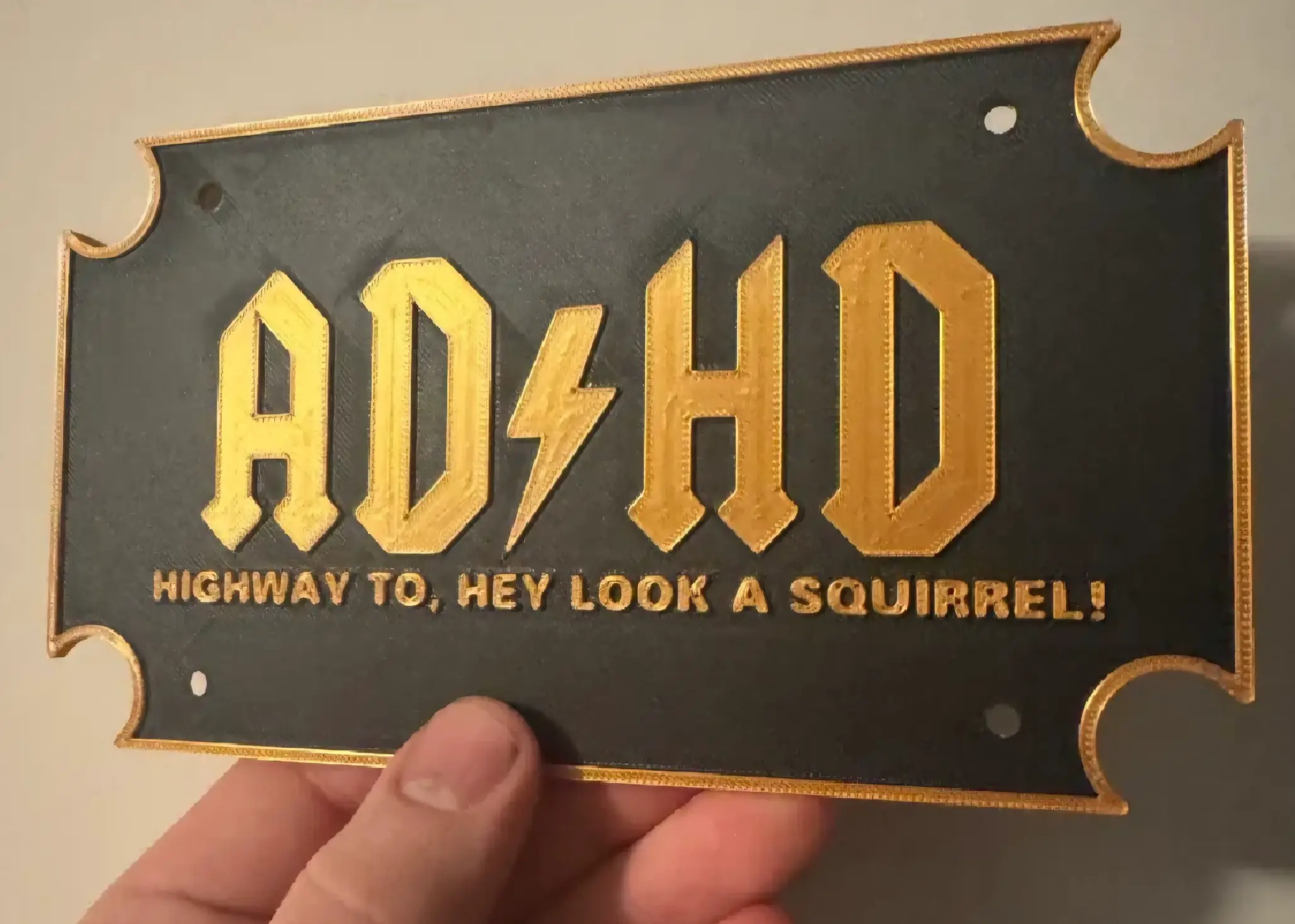 wall sign ADHD