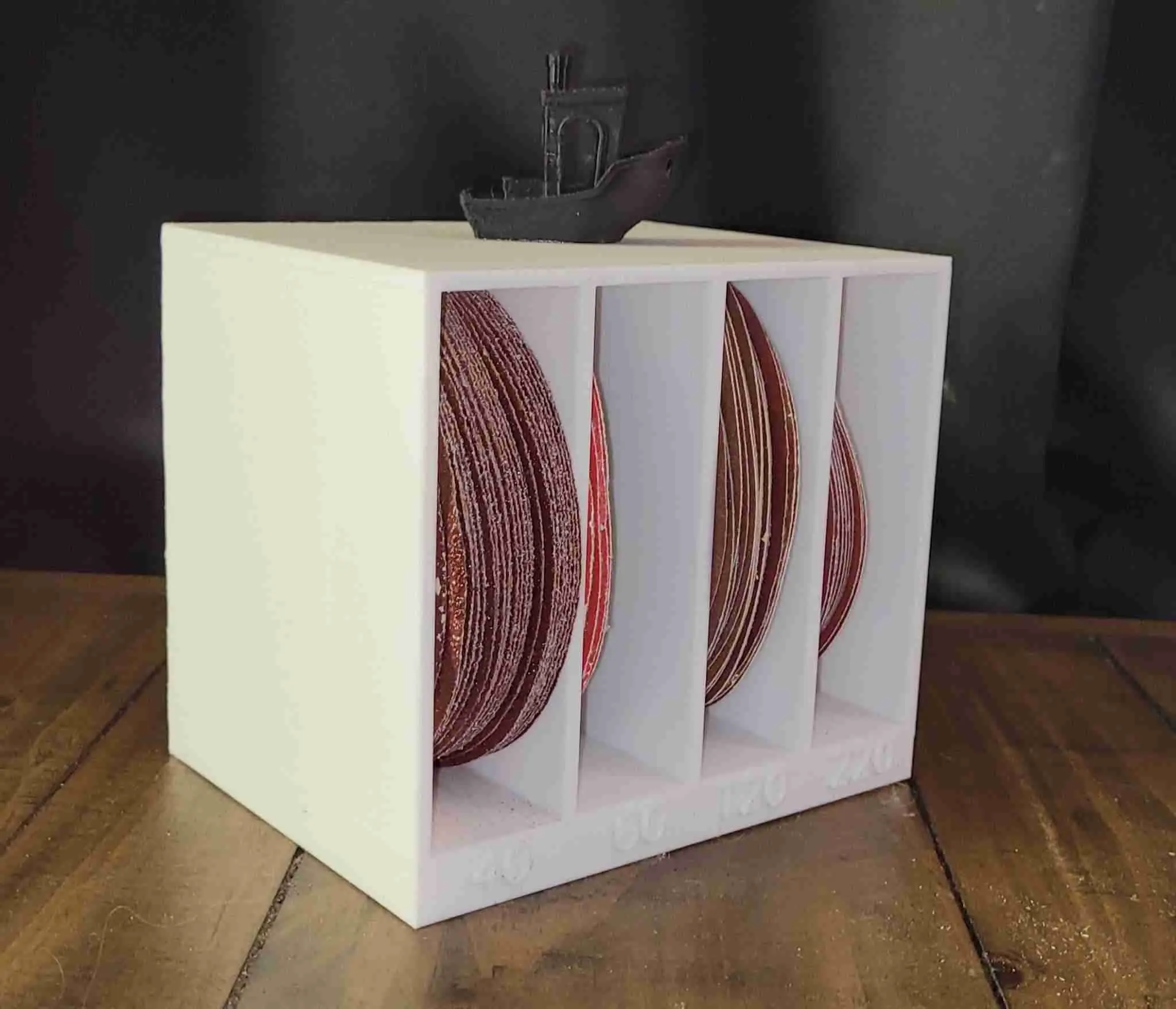 Sandpaper Organizer