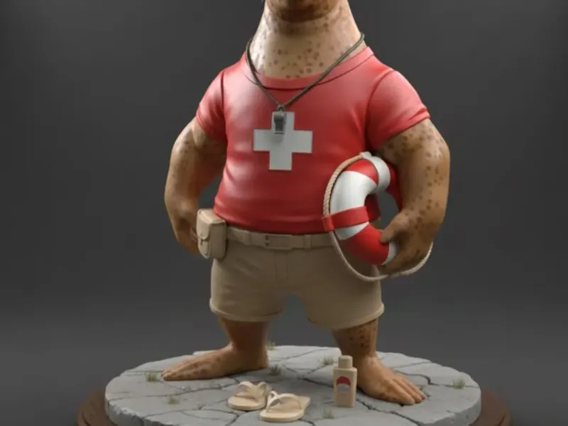 Leão-marinho Salva-Vidas Zootopia 