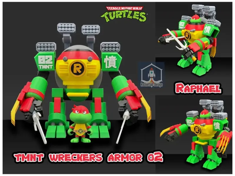 TMNT درع المدمرين 02 - رافائيل