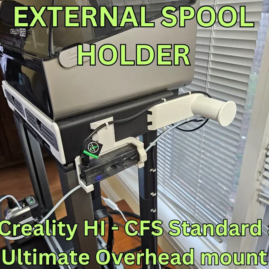 EXTERNAL SPOOL HOLDER FOR CREALITY HI - CFS OVERHEAD MOUNT