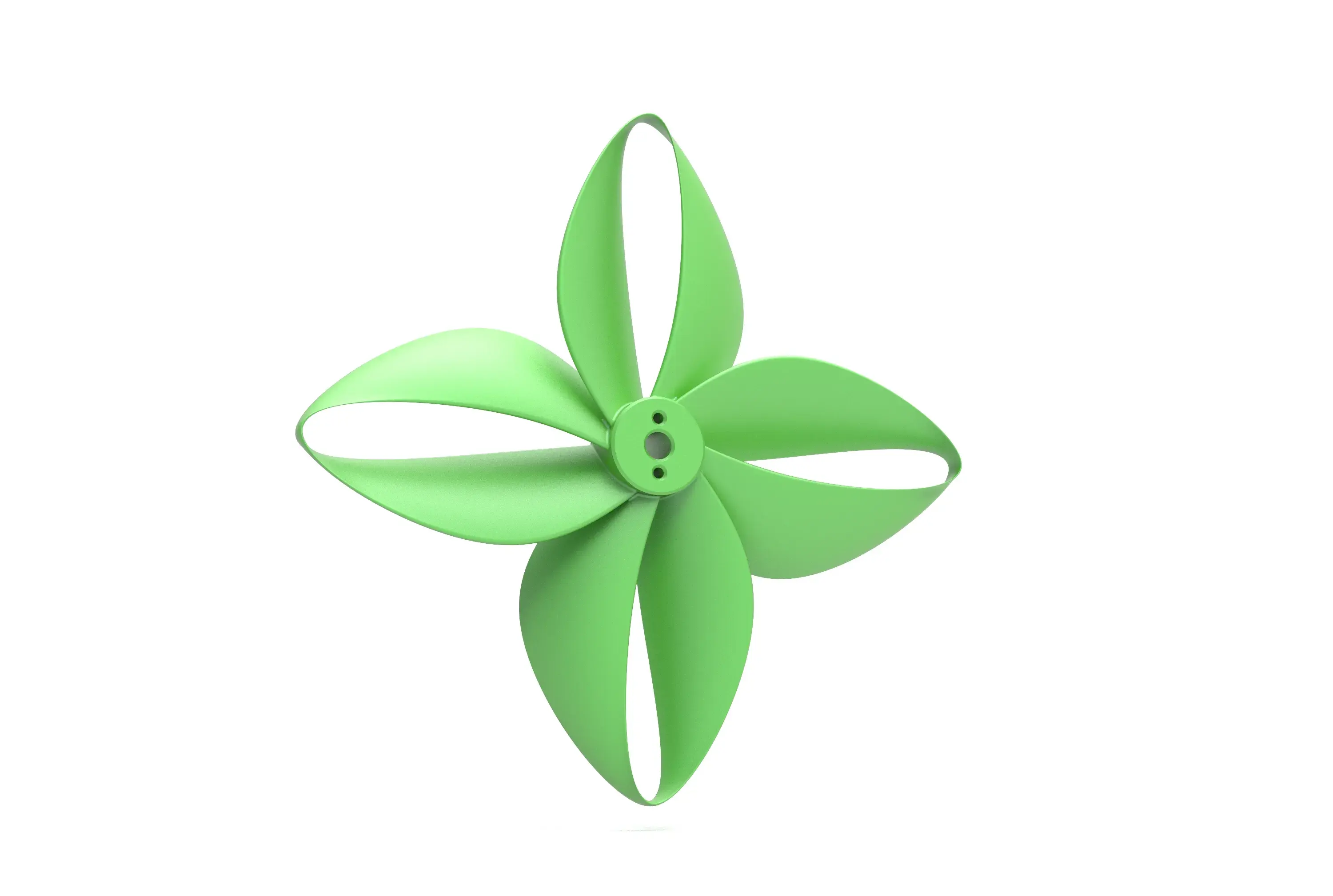 Toroidal drone propeller - 4 blades