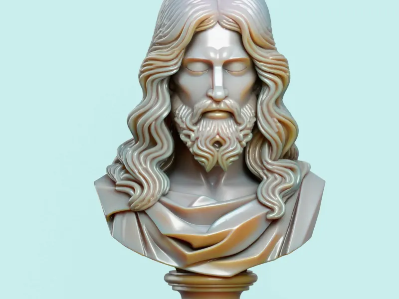 Jesus Bust Christian Art