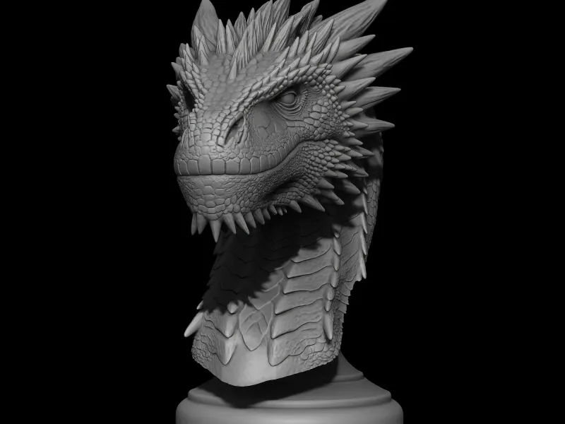 Drogon from Game of Thrones Bust