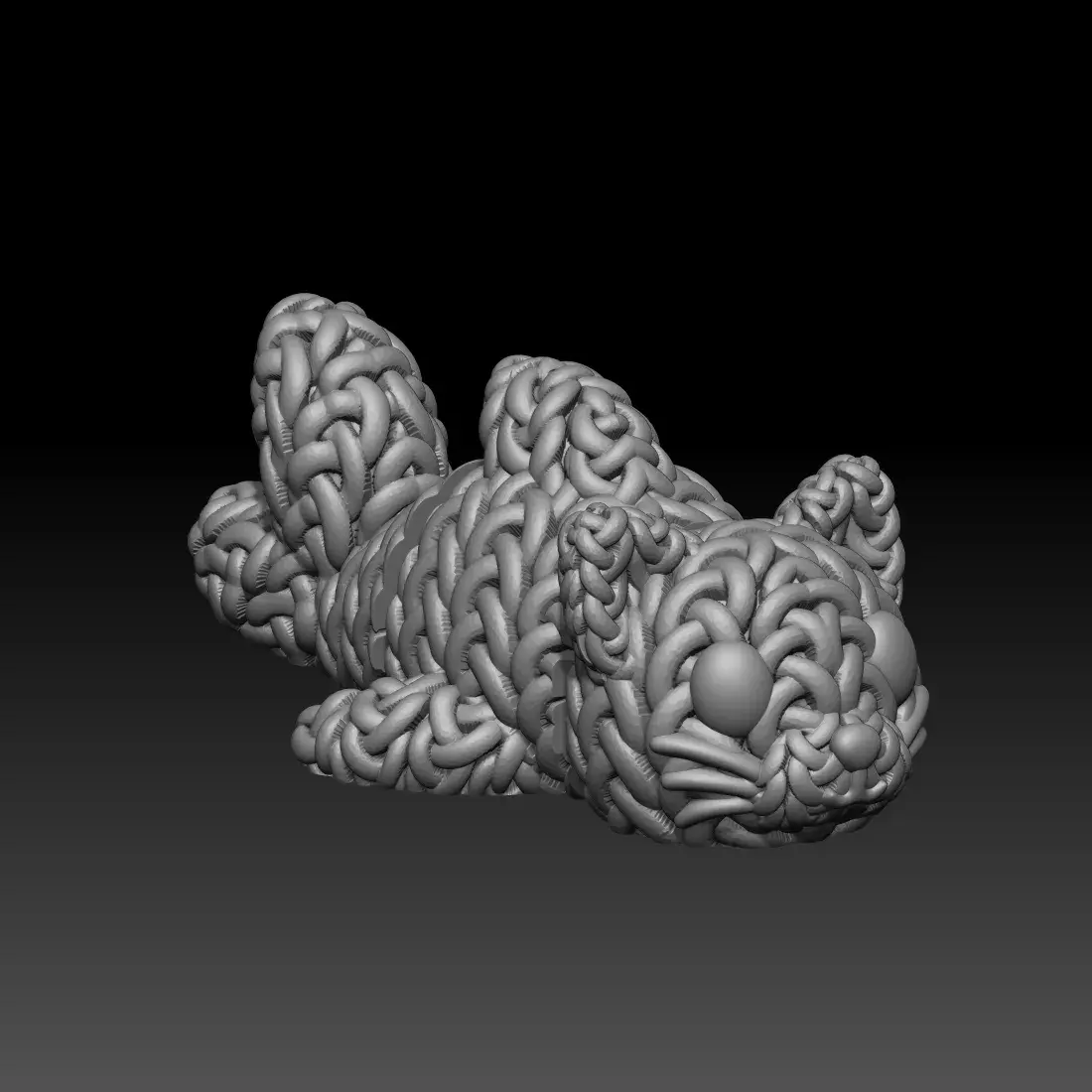 Knitted Flexi Cat Fish