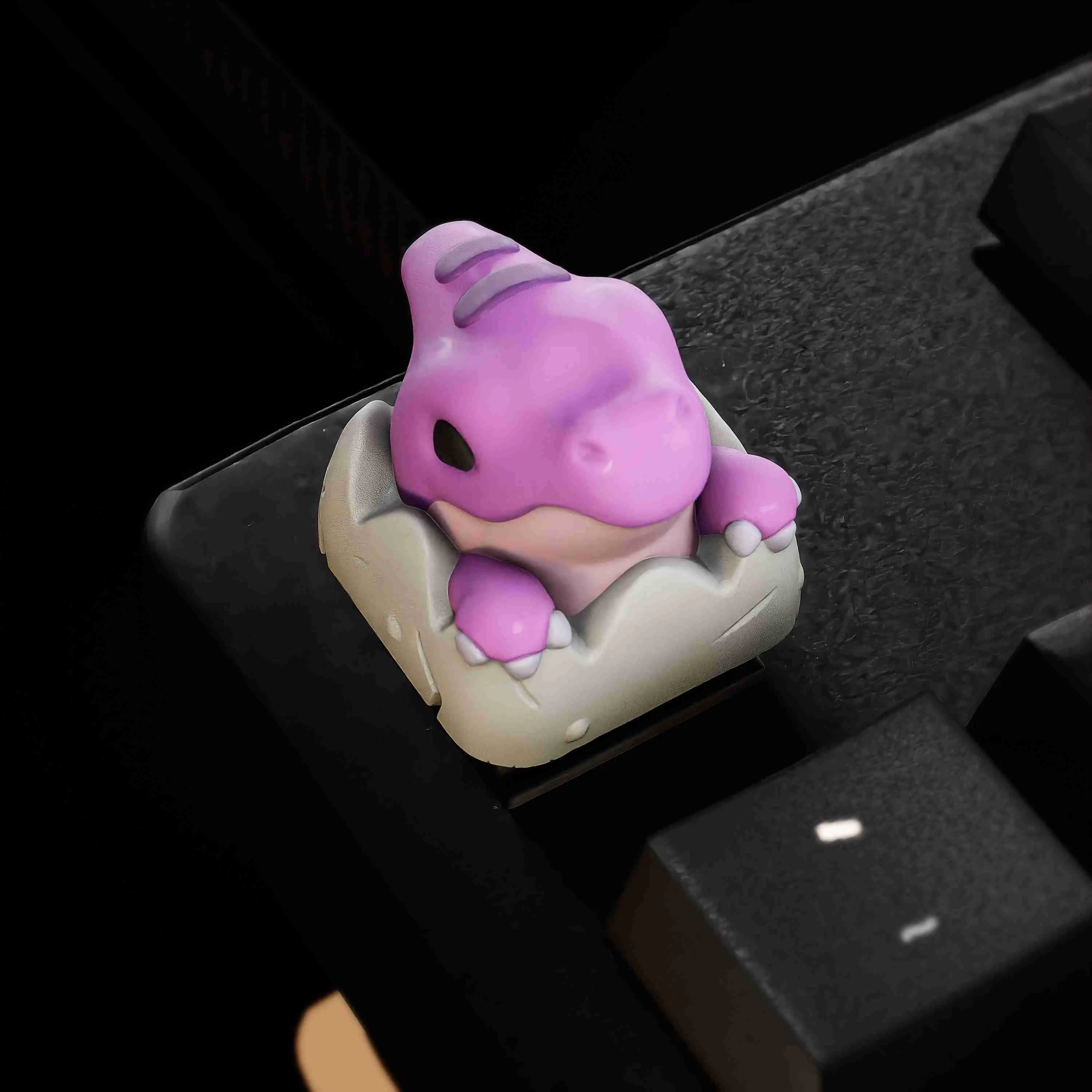Dinosaur Hatching keycaps - Teclado mecánico