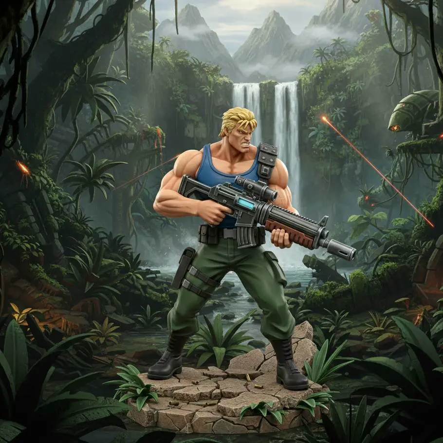 Bill Ryzer from Contra Videogame