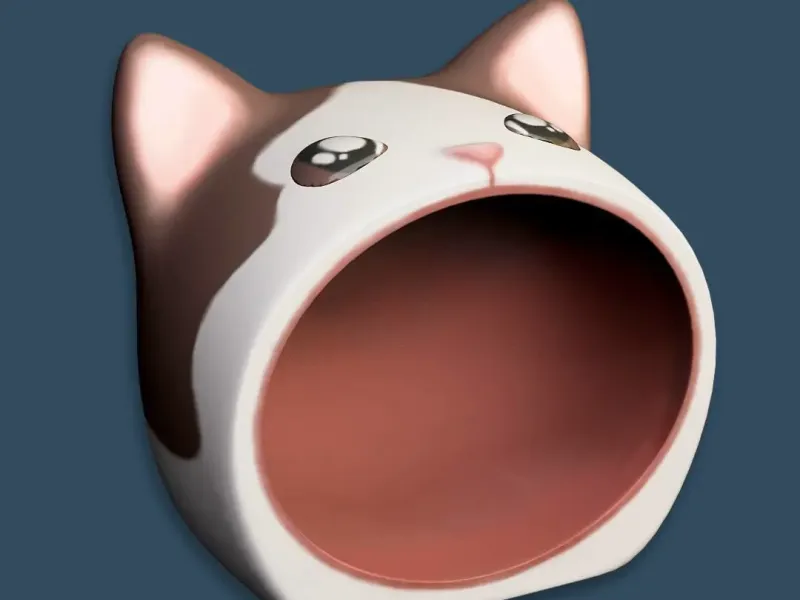 Pop Cat Wide Mouth Storage