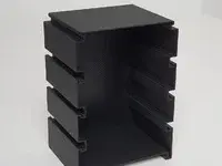 Fast Print in Place drawer system (vase mode)