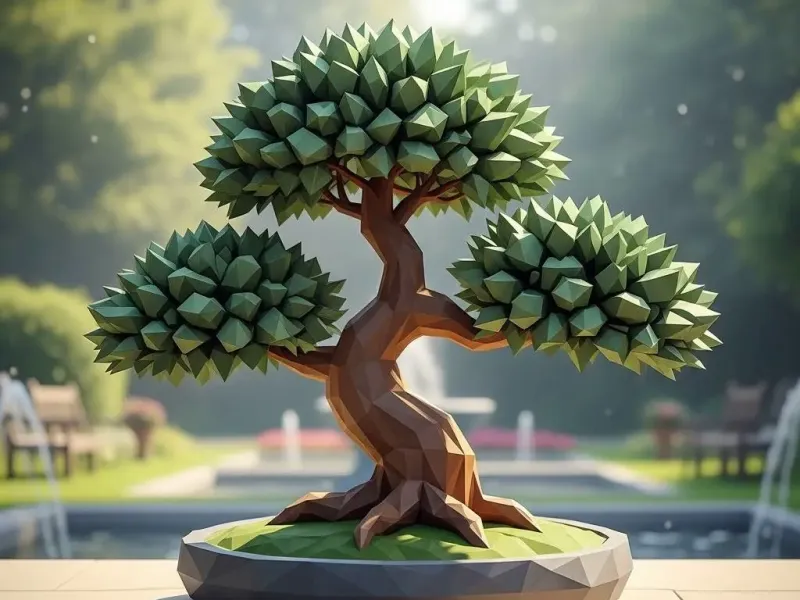 Bonsai Low Poly