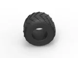 Monster Jam tire 14 Scale 1:25-4