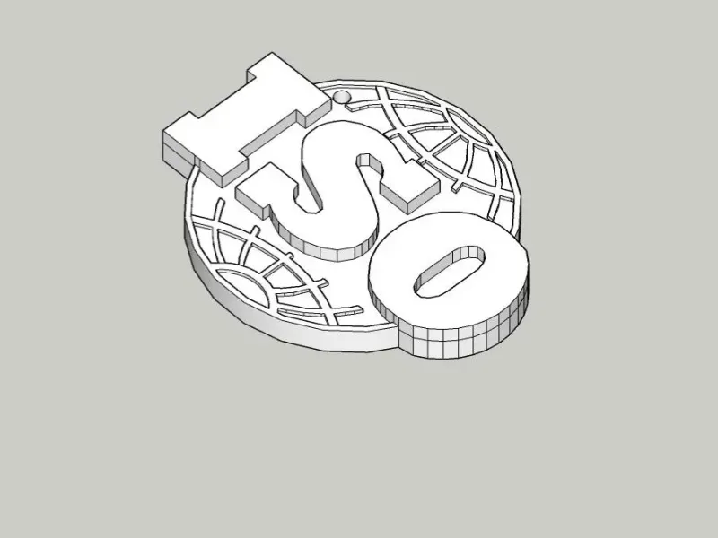 ISO keychain