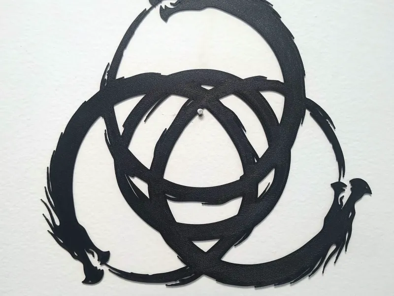 Nordic dragons wallart