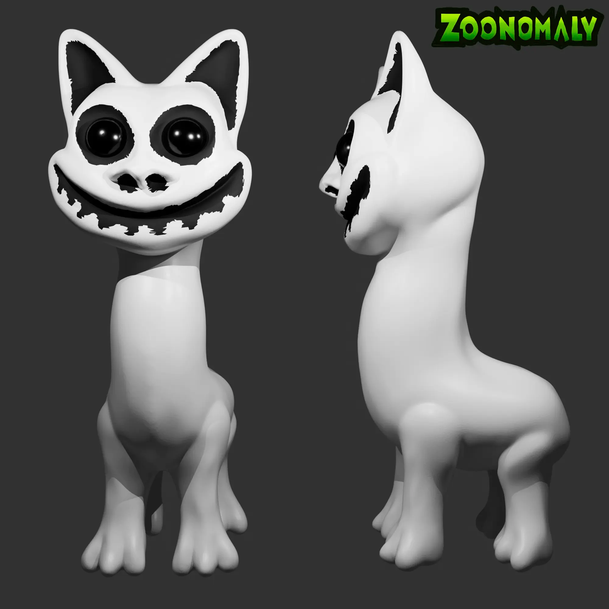 ZOONOMALY'DEN GÜLÜMSEYEN KEDI | SMILECAT FIGÜRLERI | 3D HAYRAN SANATI