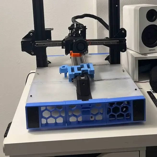 Deck Panel Elettronica per Ender 3 Pro - Conversione Switchw