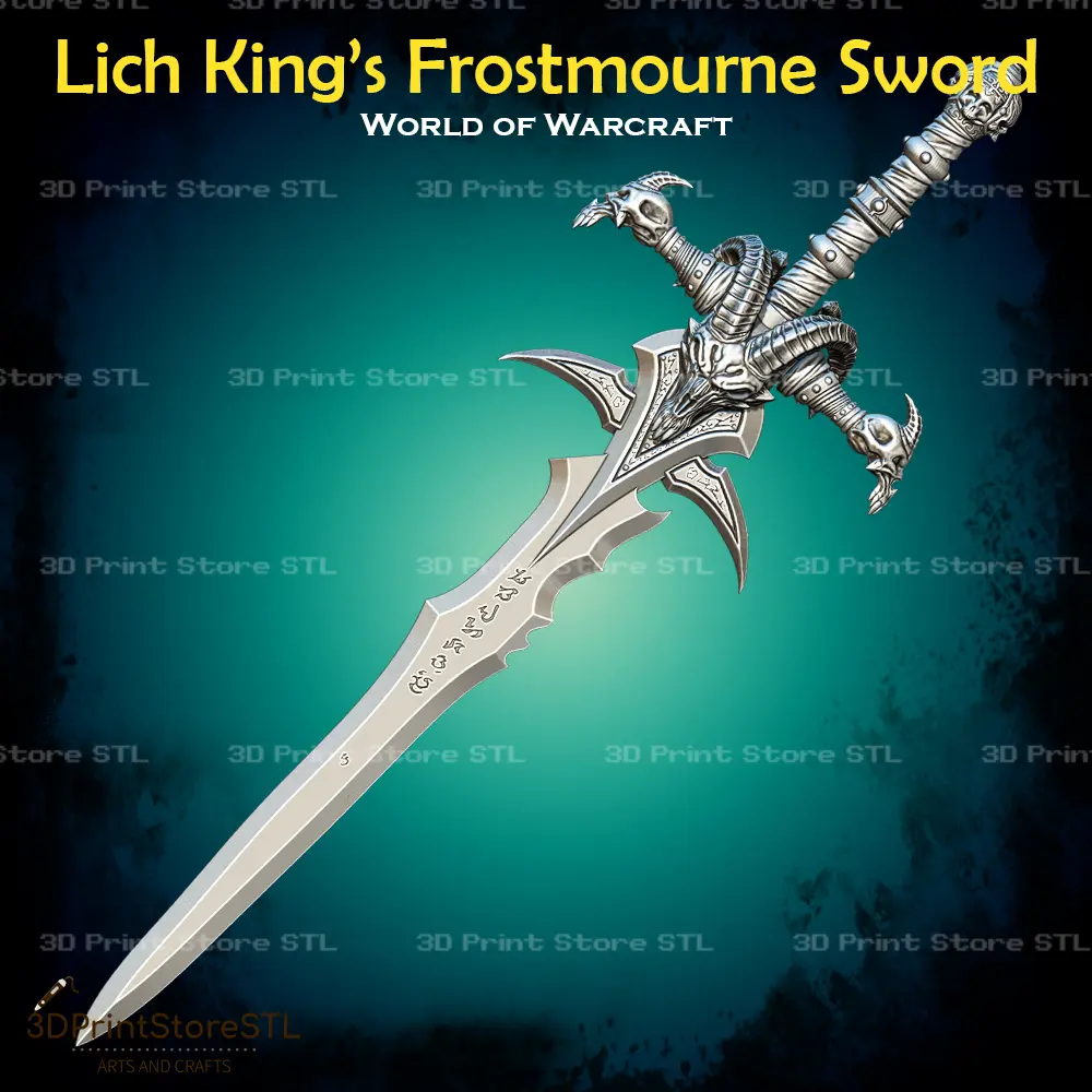 Lich King Frostmourne Cosplay World Of Warcraft - STL File