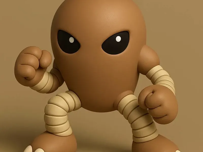 Hitmonlee Pokemon Chibi