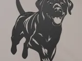 Arte da parete Runninf Labrador-0