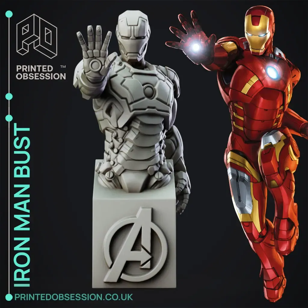 Iron Man Bust - Marvel - Fan Art
