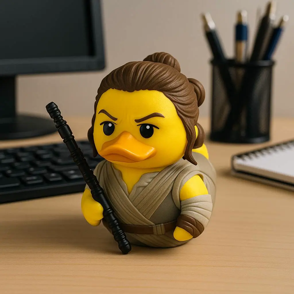 Rubber Duck - Rey statue - Star Wars- 3d print
