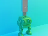 usb holder cute robot-0