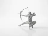 Elf Archer Figurine Fantasy 3D Printable-1