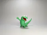 Tom Lizard waving hand-2