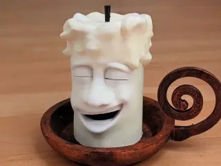 Xmas candle 4