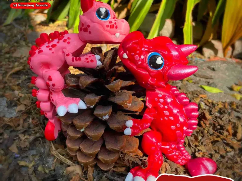 FLEXI IHEART DRAGON GELENKIG BEDRUCKT
