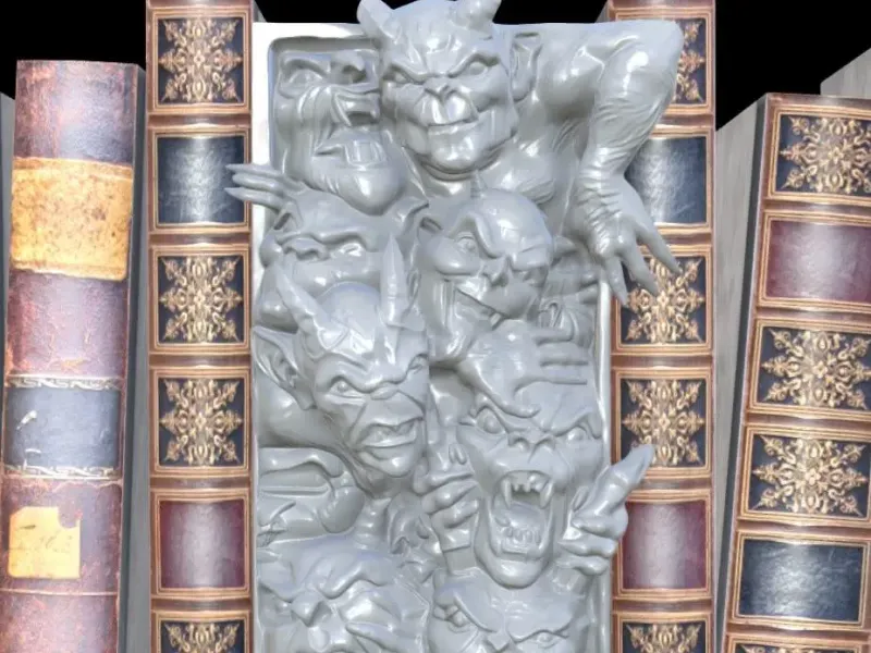 Demons Books Holder