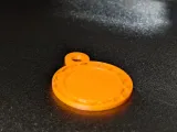 Round keychain (tag) with NFC (pause included)-1