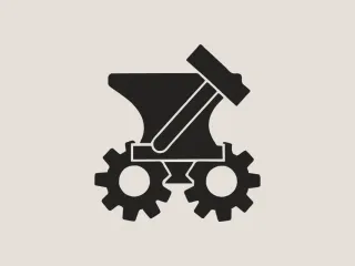 Labor Day Anvil & Gears 3D Print