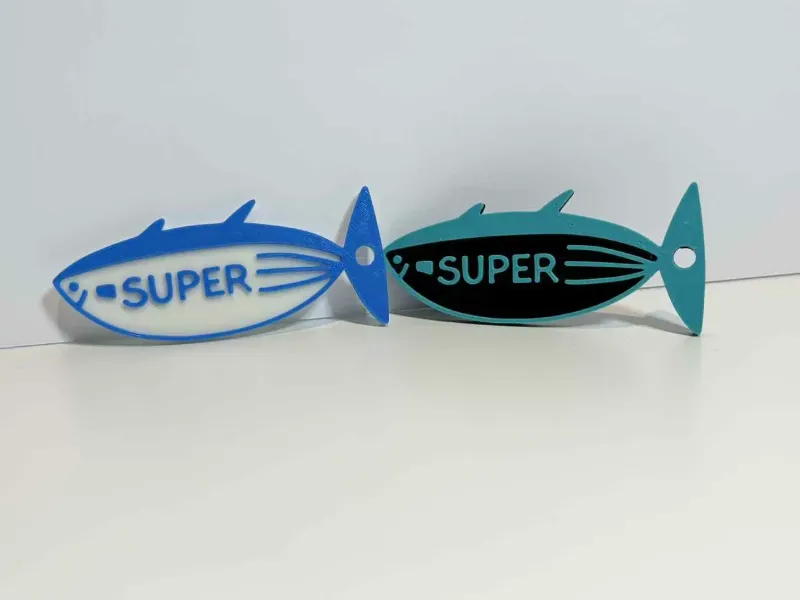 Super tuna kpop keychain