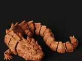 Crystal Spiked Lizard | Articulated Reptile Toy Multi-Color-1