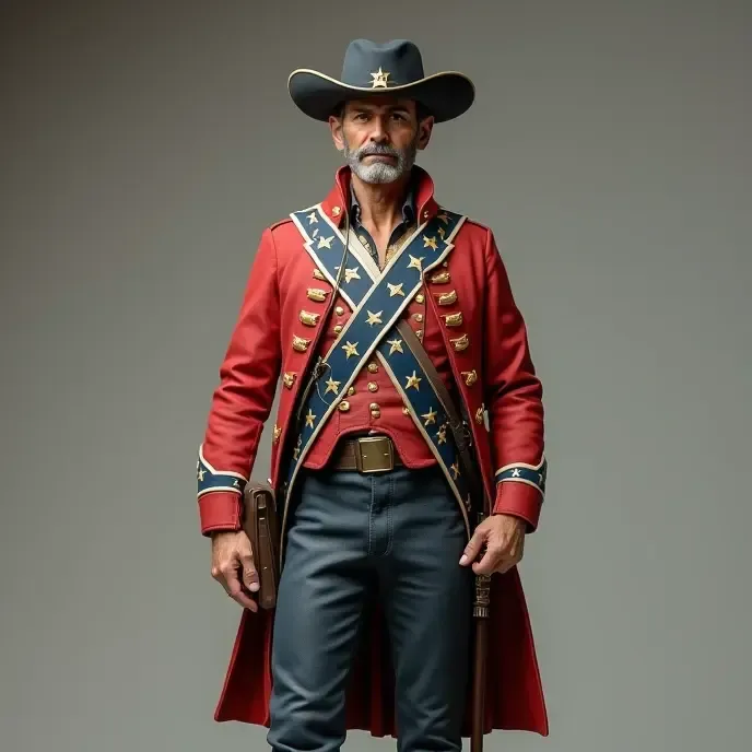 Soldado da guerra civil americana 