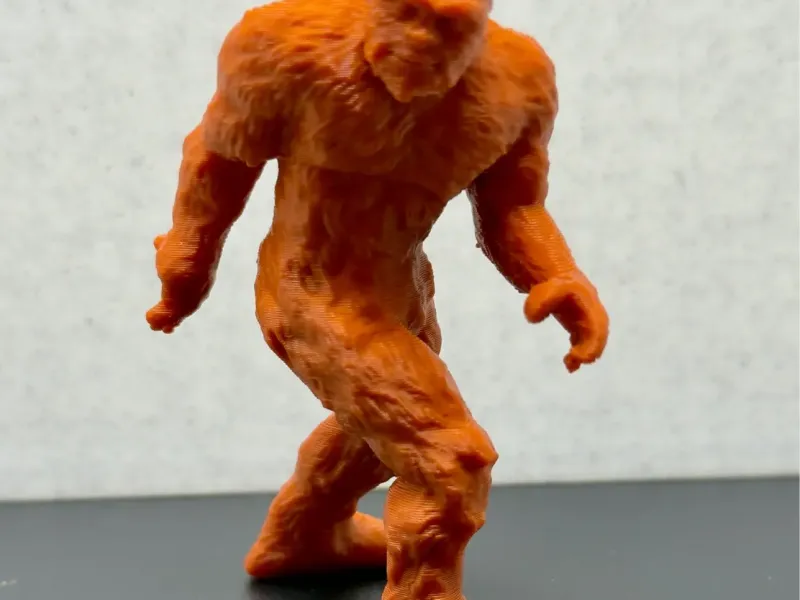 Bigfoot walking
