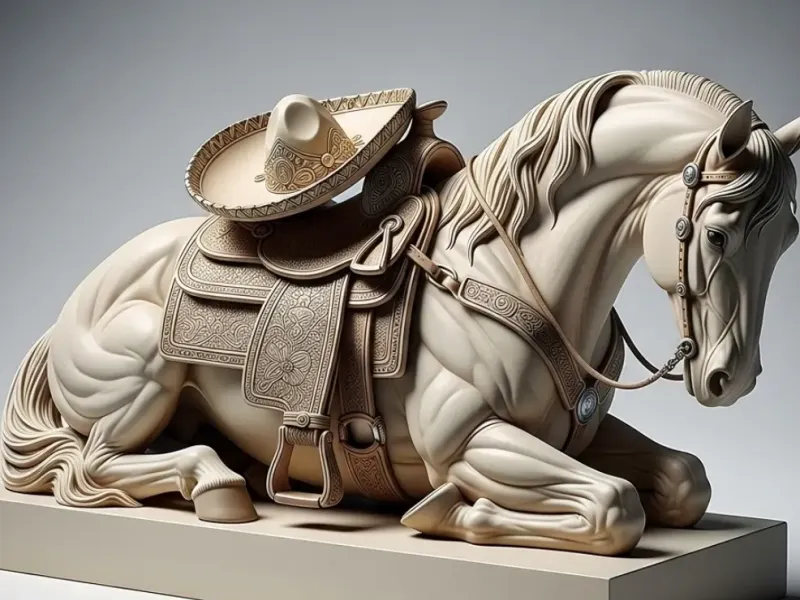 Cavalo deitado (Sem a base)