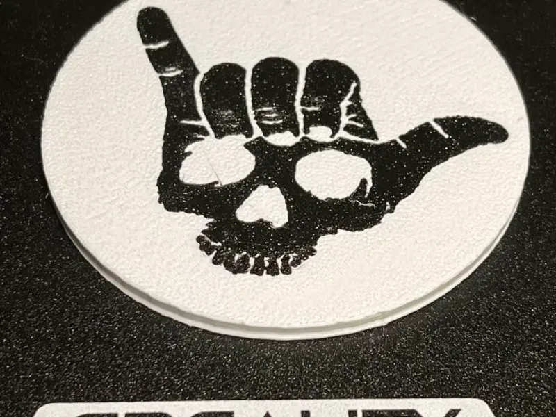 Coaster Skull OK