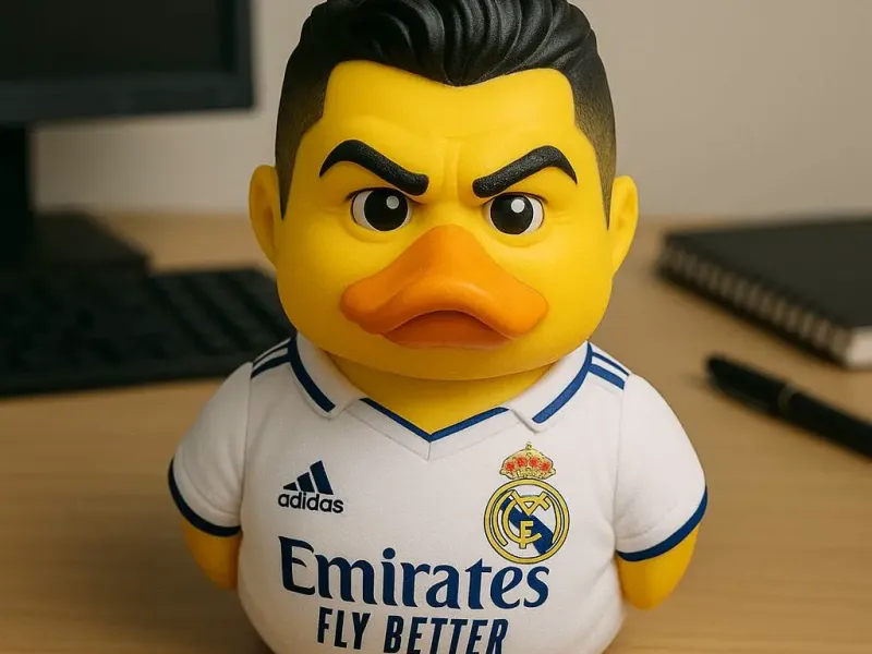 Rubber Duck - Cristiano Ronaldo model - 3d print