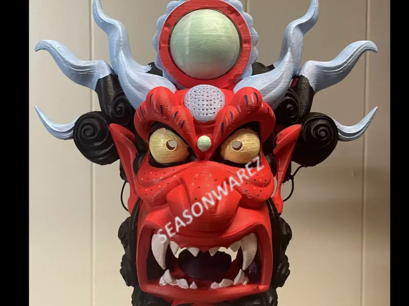 Red Pilot Demon Mask - KPop Demon Hunters (Gwi-Ma ?)