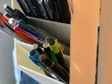 Shelf/table mount table organizer-5