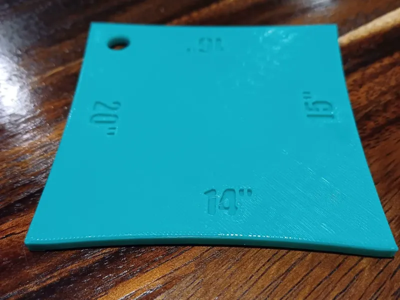 Fretboard Radius Gauge 14" - 20"