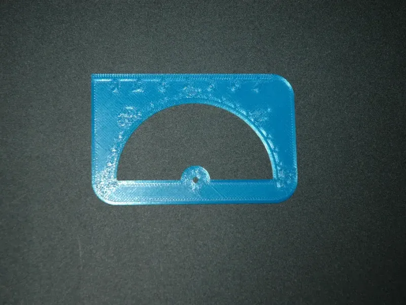 credit card protractor for the maker wallet