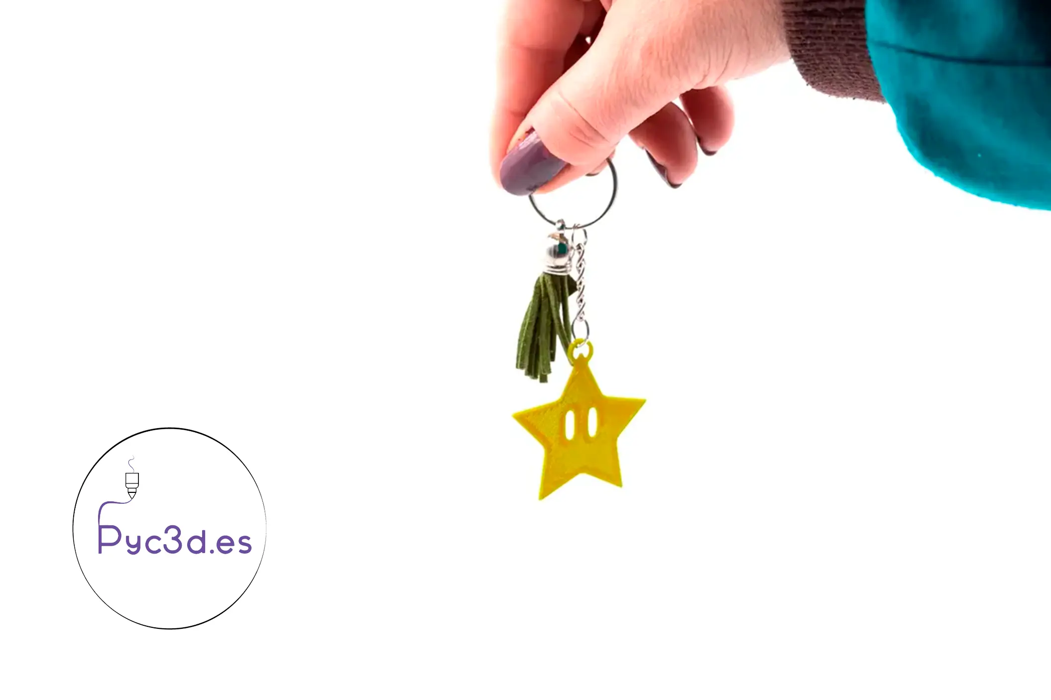 STAR MARIO BROS KEYRING