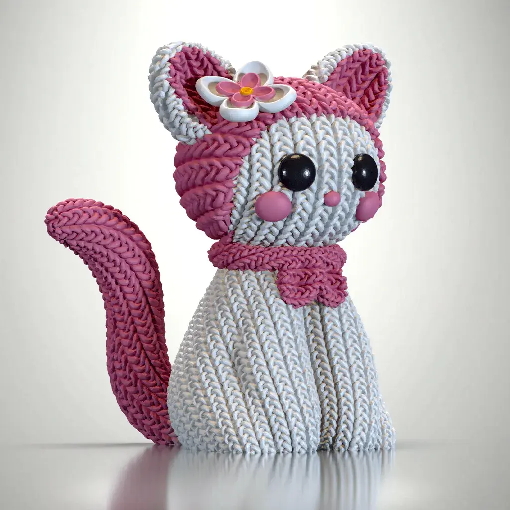 Knitted Cat