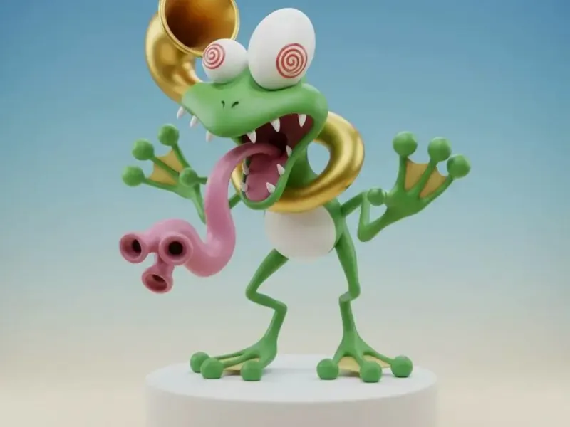 Gekomon Digimon Creature Model